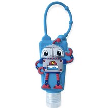 휴대용 손소독제 케이스 용기 캐릭터 홀더 30ml, 11. 번개로봇, 1개입