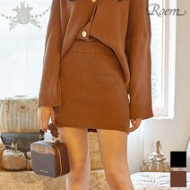 로엠 로엠 (BYROEM) 포근포근 니트 스커트_RMWH94TY13