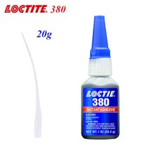 투명방수본드 방수 접착제 스프레이 고온 내성 록타이트 380 410 438 480 4210 범용 순간 건조 금속 플라스틱 고무 슈퍼 20g, [01] 380