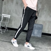 S1Y 남성 추리닝바지 옆 일자 다리길어보이는 남성팬츠 LD33eaW