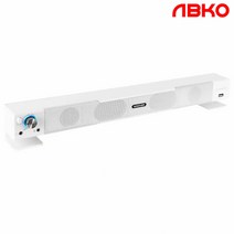 앱코 HACKER S1000 2채널 PC 사운드바 (화이트), 1