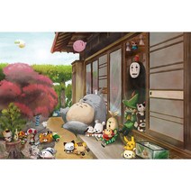 이웃집토토로 캐릭터 직소퍼즐 지브리 애니 굿즈 집콕 생활 스트레스해소 친구 가족 선물용, 토토로-11, 520피스