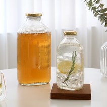 델몬트 쥬스 훼미리 유리병 주스 레트로 물병, 500ml