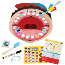 [키즈파이]치카박사 도와줘 DIY 세트 키즈 역할 양치교구 충치 치카치카 플레이 입 모델