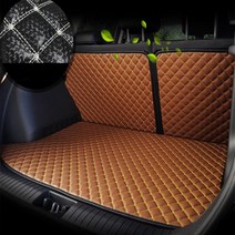 포스 G4 렉스턴 3D 풀커버 트렁크매트 발판 깔판, 브라운, 올뉴스포티지QL