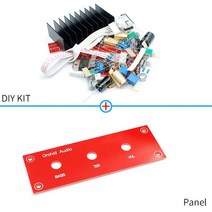 홈씨어터 Unisian tda7377 2.1ch hifi 전력 증폭기 보드 저음 고음, 협력사, 패널이 있는 키트