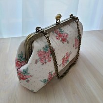 [바보사랑] 퀼트패키지 프레임파우치가방만들기 부케외디자인선택[나미꼬의퀼트카페], 상세 설명 참조, 상품선택:레드벨벳
