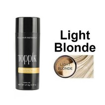 남자가발통가발 중년남자가발 남자전체가발 Toppik-모발 섬유 케라틴 농축 스프레이 모발 성장 파우더 가, 한개옵션1, 01 Light Blonde