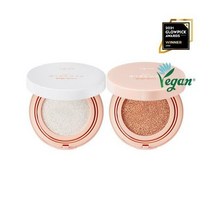 식물나라 산소수 생기톤업선쿠션 2color (본품 15g), 단품 01호 뽀얀화이트