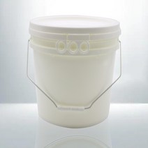 페일15L 백색 S고리 오링PP 페일통 바게스버킷 양동이 젓갈통 원통 들통 pail 벌크통 페인트통 바케스 환용기 오픈용기 염료통 방수통 계면활성제통 접착제통 윤활유통 소스류통 식품통 장류통