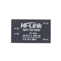 dc파워서플라이 전압 전류 조절가능 ac-dc 220v 5v 3.3v 12v 24v 5w 5v 700ma 전원 공급 장치 모듈 ac dc 스텝 다운 벅 모듈 hlk-5m03, hlk-5m03 3v