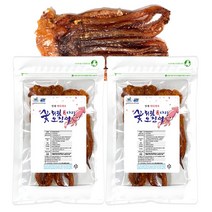 권뱅푸드 국내산으로 만든 꽃처럼오징어 구이 (다리) 500g 꽃징어 꽃오징어 오다리 숏다리, 2봉