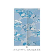 커튼 블라인드 가리개 암막 일본 우키요에 주방 커튼 침실 거실 용 노렌 거실 창문 침실