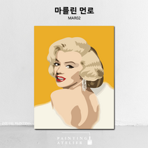 DIY 명화 그리기 유화 고흐 동물 해바라기 그림그리기 세트 보테니컬 색칠하기, MAR02