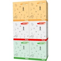 유한킴벌리 크리넥스정사각 티슈 100콤비 100매x6개입 휴지-72394EA, 아로미C 1, 아로미C 본상품선택