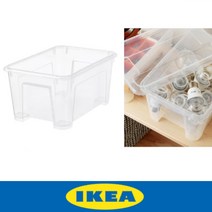 GVP 이케아 삼라 수납함 투명 보관함 팬트리정리함 투명정리함 펜트리정리함
