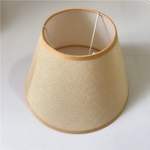 형광등 덮개 사무실 거실 조명 커버 전통적인 대나무 컬러 패브릭 드럼 갓 직경 자체 홈, 12x20x14cm