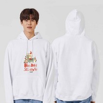 우리 연말 산타 선물 맨투맨 후드티 커플티 단체티셔츠 맨투맨 주문제작 후드티 남자 유니폼티셔츠