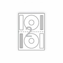 CD DVD용라벨 PS-3642P 10매 한국폼텍, 단품