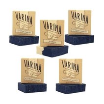 Varina Organic Charcoal Variety Bar Soap - Gentle Cleansing for Sensitive Skin Herbal and Mint - 5, Charcoal Variety_1 Count (Pack