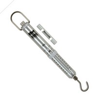 PESOLA 스프링 아날로그 수칭 용수철 중량 계량 저울 휴대용 매달림 후크형 MACERLINE 50KG