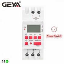 GEYA THC-30A 20A 16A 전기 디지털 타이머 스위치 프로그래밍 가능한 AC DC 12V 24V 110V 220V 240V 전자, 01 THC-30A-ACDC12V