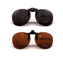 [elleGi]디자인 특허 원형 편광 클립 보잉 선글라스