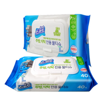 스카트 주방 식탁 전용 물티슈 40p, 3개