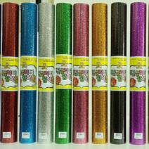 칼라 글리터 접착롤 15색 60cm x 101cm 네임핀만들기 글리터롤 반짝이롤, 글리터 접착롤 60cm x 101cm, 10롤, 스카이