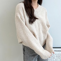 여자 기본 소장 브이넥 짧은 긴팔 니트티 나들이 심쿵