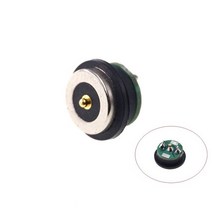 1 세트 8.5MM 직경 마그네틱 포고 핀 커넥터 남성 여성 1 극 방수 IPX7 Pogopin 보드 와이어 전원 충전 3A, 07 Male PCB 1 pc