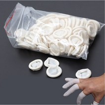 10pcs 라텍스골무 손가락골무 미끄럼방지 개수 네일아트, L