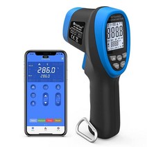 H HOLDPEAK HP-985B 적외선 온도계 비접촉 -50℃1360℃ -58℉250℉ 단조 용광로 가마 산업용 조절 가능한 방사율이 있는 듀얼 레이저 디지털 IR 건 인간용이