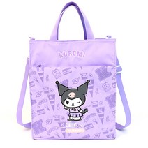 산리오 쿠로미 유니 앞지퍼 신발주머니 초등 학생 보조가방 남자 크로스백 아동 어린이 키즈 학원가방