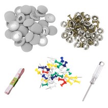 60PCS DIY의 지붕 트럭 / 자동차 스크류 천장 수리 회색을 위해 저명 핀 버클 나사 없음 접착제를 처지 수리 키트 수정 안감, 하나, 보여진 바와 같이