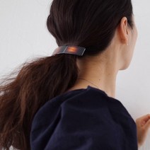 다주드 1+1 호마이카 블랙 브라운 베이직 사각 자동 헤어핀