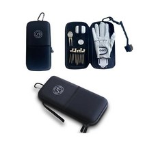 Topfly 캐디 케이스 골프 장갑 홀더 하드 보호대 액세서리 휴대폰 티셔츠 보관 슬롯이