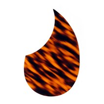 통기타 어쿠스틱기타 픽가드 라리비 오엠형 오렌지 pickguard (오엠바디형) 피크가드