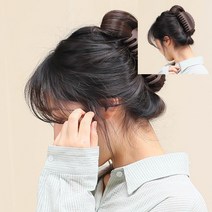 무광 웨이브 올림머리 집게핀 코코아 초등학생머리핀 머리핀쇼핑몰 똥머리핀 큐빅집게핀 여자아이머리핀 여아