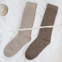 비비드글램 울 무지 양말 6color 국내생산 기본기장 롱기장 니트