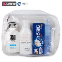 LG생활건강 세면도구세트-5종(A타입) 여행용세트 칫솔치약세트 목욕용품 휴대용샤워용품, 1개