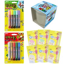 [아모스 공식몰] 아모스 반짝 버터슬라임 만들기 4종 (아이슬라임 키즈 투명 22oz+ 반짝이풀 메탈릭 컨페티 중 택1 + 아이솜 6종 중 2개), 7 아이슬라임키즈 투명 22oz+컨페티+연초록+분홍