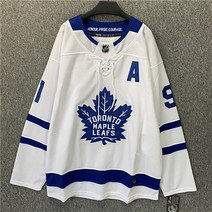 NHL 토론토 메이플 리프스 화이트 긴팔유니폼 힙합티셔츠 B445