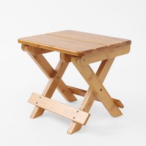 5평 원룸 꾸미기 6평 7평 인테리어 내추럴 우드 접이식 미니의자(24x20cm) 미니원목의자, 상세 참조