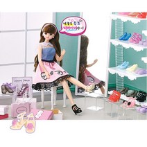 슈즈홀릭 미미 구두 드레스룸 장난감 어린이선물 여자아이인형 딸선물 마론인형