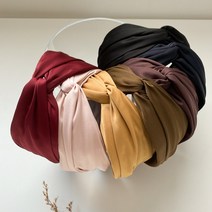 키메라제이 무드 주름 꼬임 반다나 헤어밴드 7color
