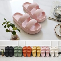 말랑이 소음방지 쿠션 발바닥 통증 완화 슬리퍼 1p 발편한 푹신한 실내 욕실화 거실화, 핑크(소)