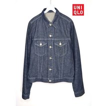 빈티지/ 유니클로 청자켓/여성M/데님/진청/브랜드/764b2