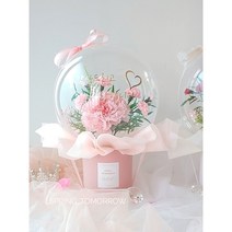 [내일도 봄] 어버이날 카네이션 고급스러운 꽃풍선 스승의날 부모님 선물, 없음, 고정문구, 레드