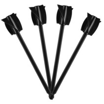 페인트 믹서 드릴 부착 헬릭스 에폭시 수지 플라스틱-일관된 균일 한 흐름 교반기 패들, 04 black 4pcs